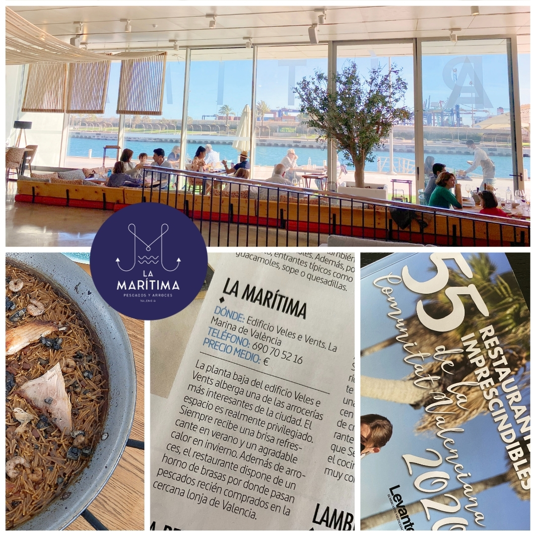 La Marítima en la Guía 55 restaurantes imprescindibles Comunitat Valenciana